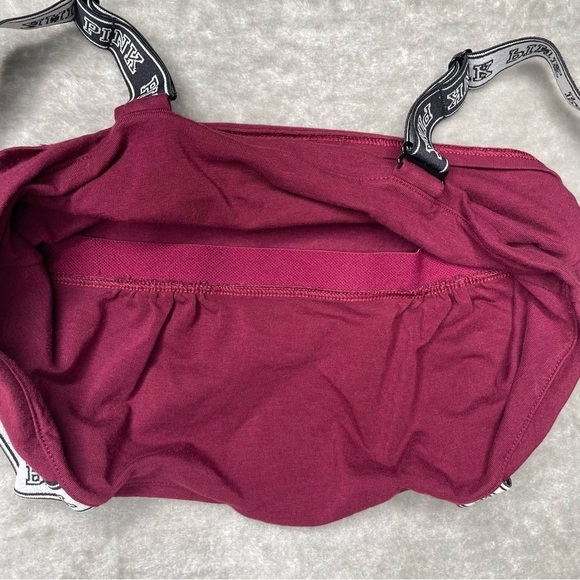 Pink Victoria's Secret Unlined Bralette with Logo Straps Size M - Picture 3 of 7